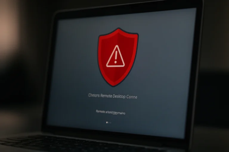 Warning against granting remote computer access to strangers